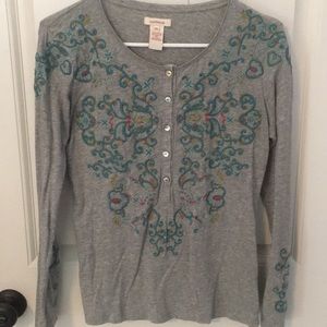 Embroidered Long Sleeve